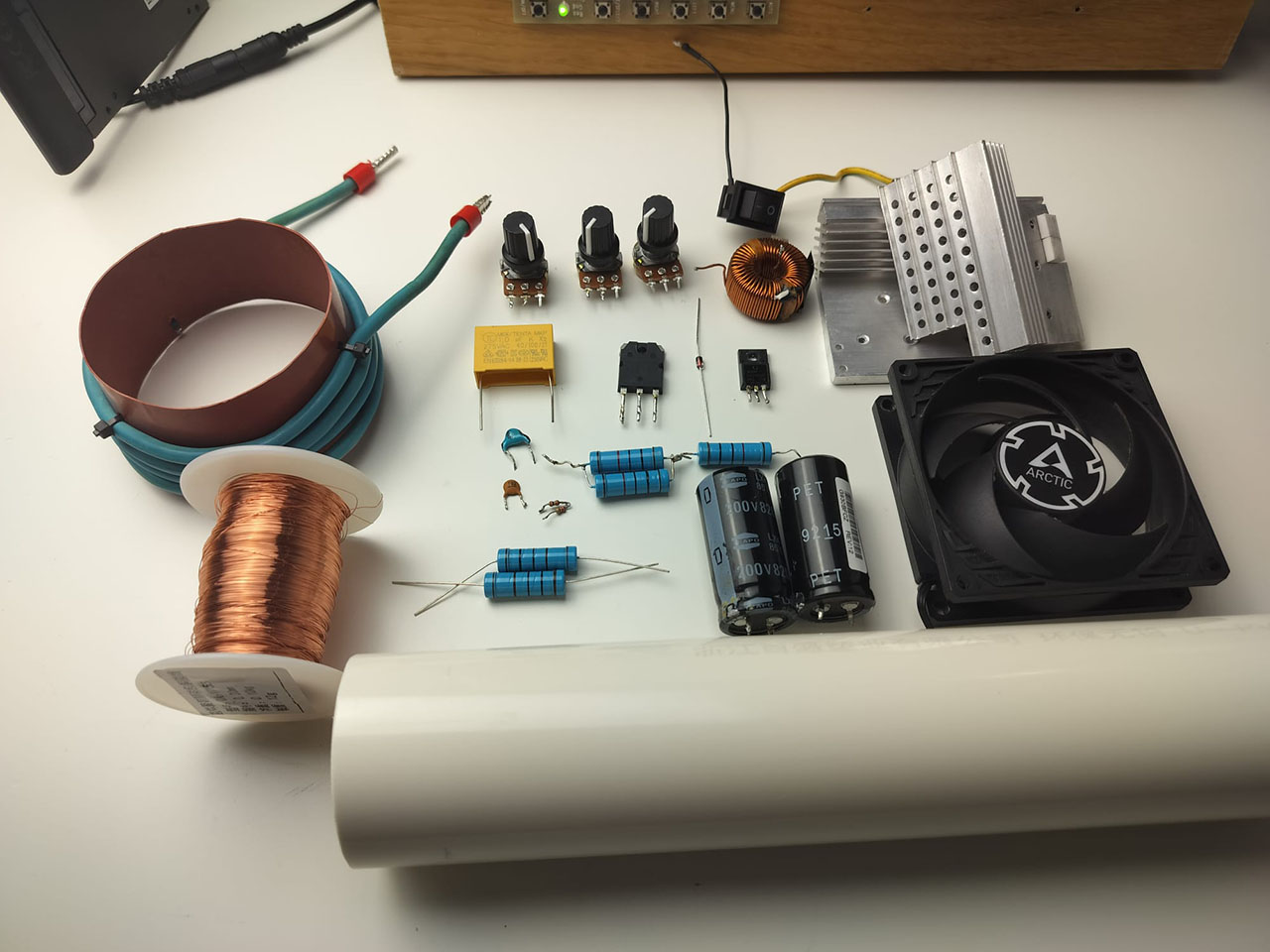 Componentes utilizados en el proyecto.